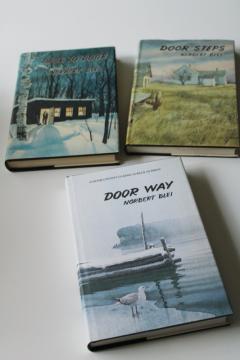 Door County memories, Norbert Blei Wisconsin author signed books Door Way, Steps, Door to Door 