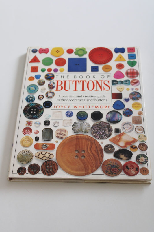 photo of Dorling Kindersley Button Book, collecting, using buttons, making your own buttons #1
