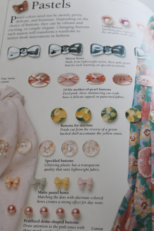 photo of Dorling Kindersley Button Book, collecting, using buttons, making your own buttons #5