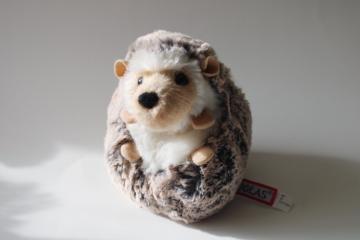 catalog photo of Douglas Cuddle toys tiny Spunky hedgehog plush stuffed animal 