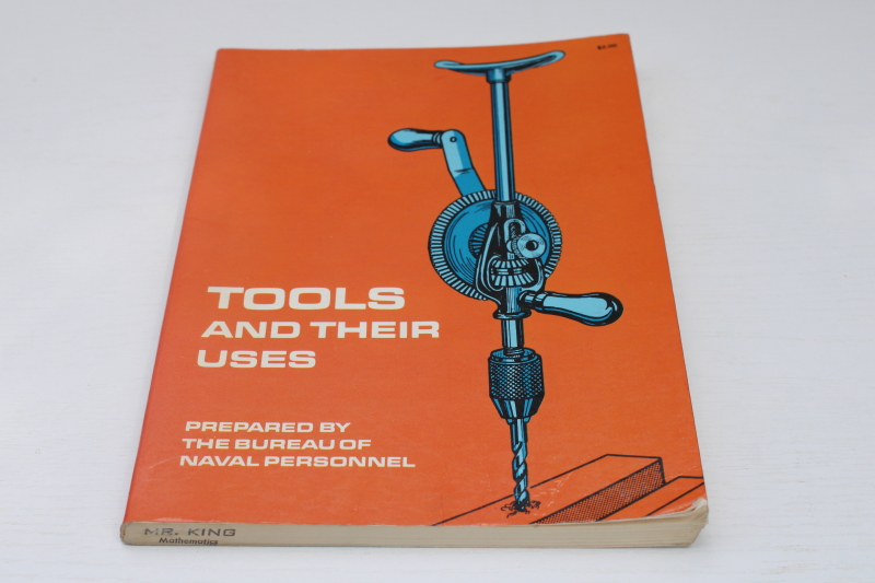 photo of Dover reprint vintage US Navy manual, illustrated guide to hand tools & their uses  #1