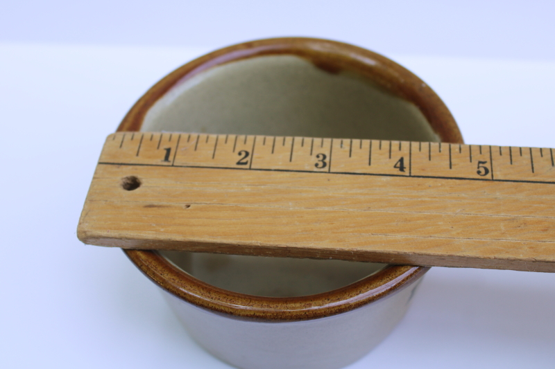 photo of Drippings jar vintage Moira pottery stoneware crock, English country kitchen ware #3