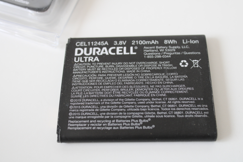 photo of Duracell Ultra Rechargeable battery CEL1245A cell smart phone battery in package, untested  #2