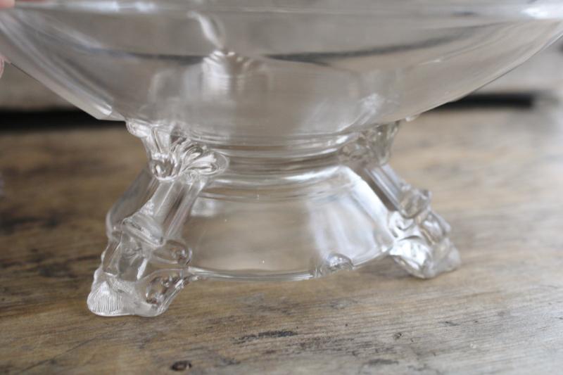 photo of EAPG antique vintage figural glass covered bowl Norwegian Viking w/ helmet #7