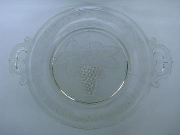 catalog photo of EAPG motto pattern Pleasant to Labor for Those we Love vintage pressed glass plate