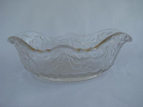 photo of EAPG vintage antique pressed pattern glass berry bowls or ice cream dishes #3