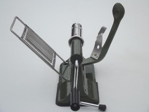 photo of EarthGrown apple peeler, vintage hand crank apple peeler, corer, slicer #5