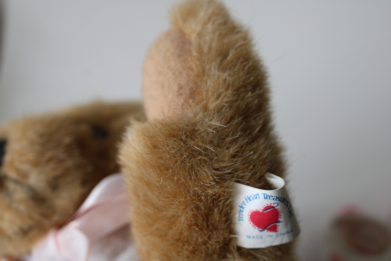 photo of Easter bunny bear Tender Heart Treasures joined teddy w/ costume, hat w/ ears, fuzzy slippers #3