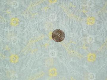 catalog photo of Embroidered cotton eyelet fabric