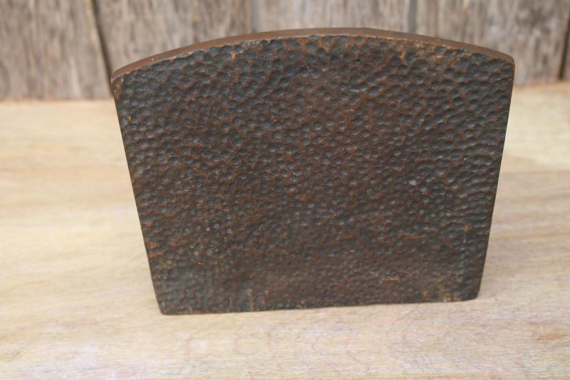 photo of End of the Trail Remington Indian vintage bronze finish cast iron book end #3