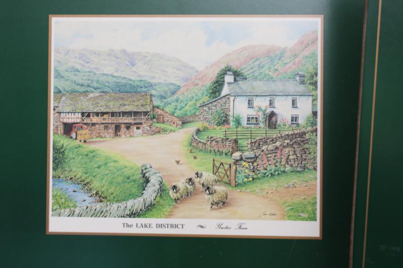 photo of English Lake district scenes, vintage Pimpernel cork backed board placemats #5