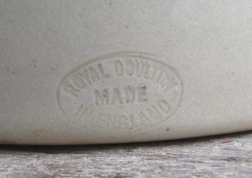 photo of English Stilton cheese crock jar, vintage Royal Doulton crockery pot Fortnum & Mason #8