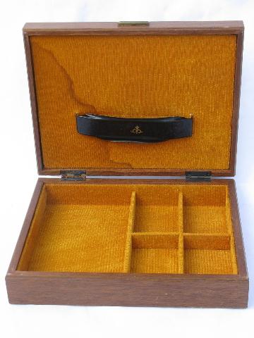 photo of English fox hunt scenes, collection of vintage wood boxes, jewelry box etc. #5
