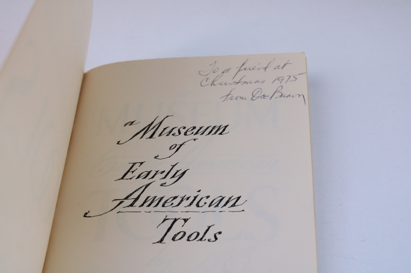 photo of Eric Sloane book Museum of Early American Tools, primitive antique farm & building tools  #2