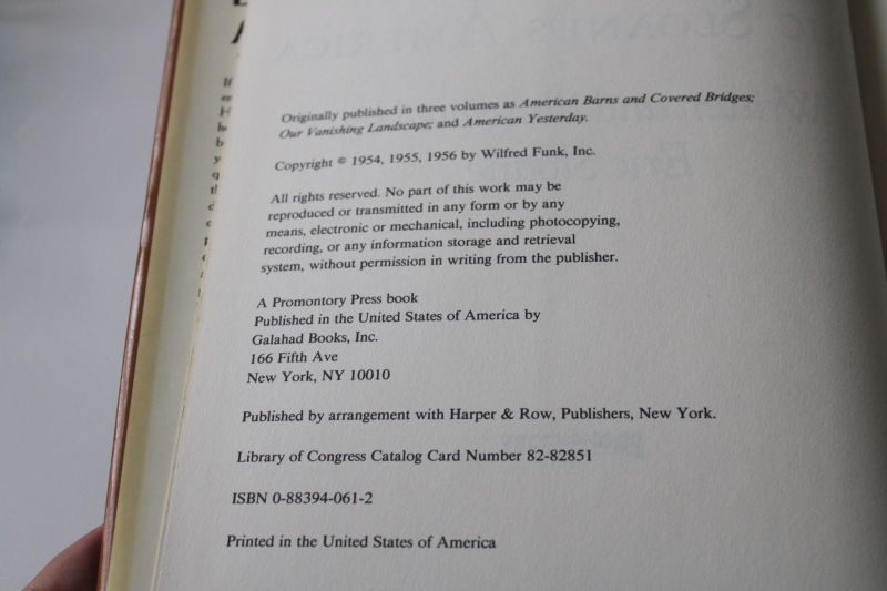 photo of Eric Sloane's America Barns & Covered Bridges, Vanishing Landscape, American Yesterday  #3