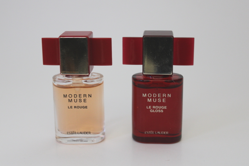 photo of Estee Lauder Modern Muse La Rouge & Gloss eau de parfum EDP mini sprays lot 0.14 fl oz #1