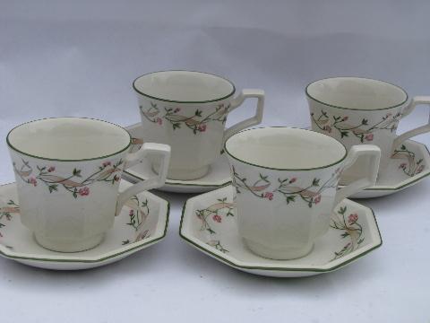 photo of Eternal Beau vintage Johnson Brothers - England china cups & saucers #1