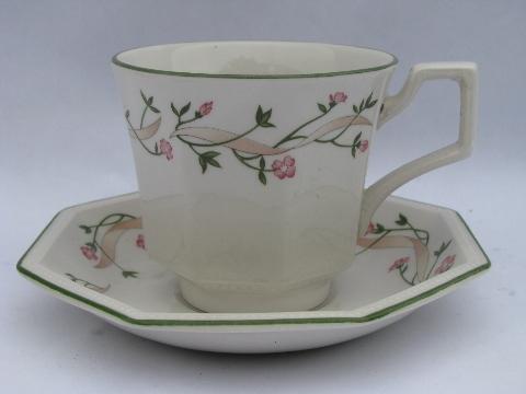 photo of Eternal Beau vintage Johnson Brothers - England china cups & saucers #2