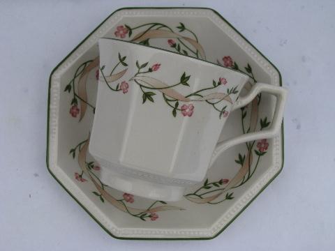 photo of Eternal Beau vintage Johnson Brothers - England china cups & saucers #3