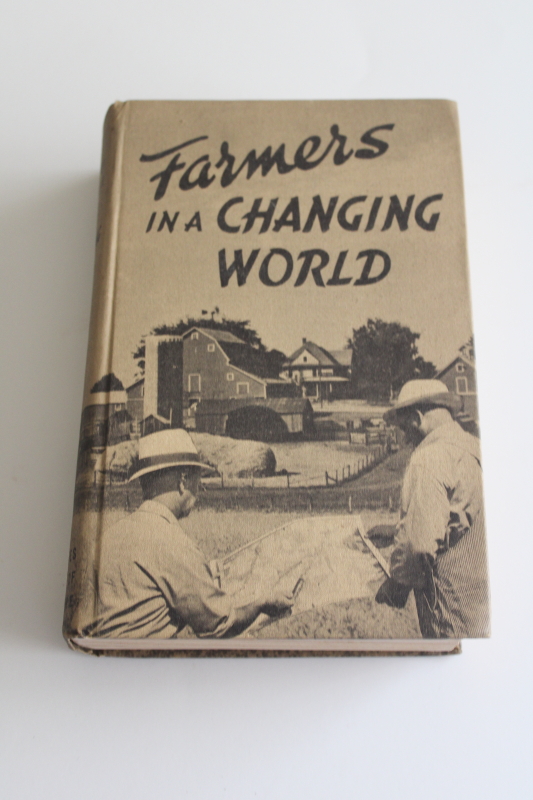 photo of Farmers in a Changing World vintage 1940 USDA yearbook US Dept of Agriculture  #1