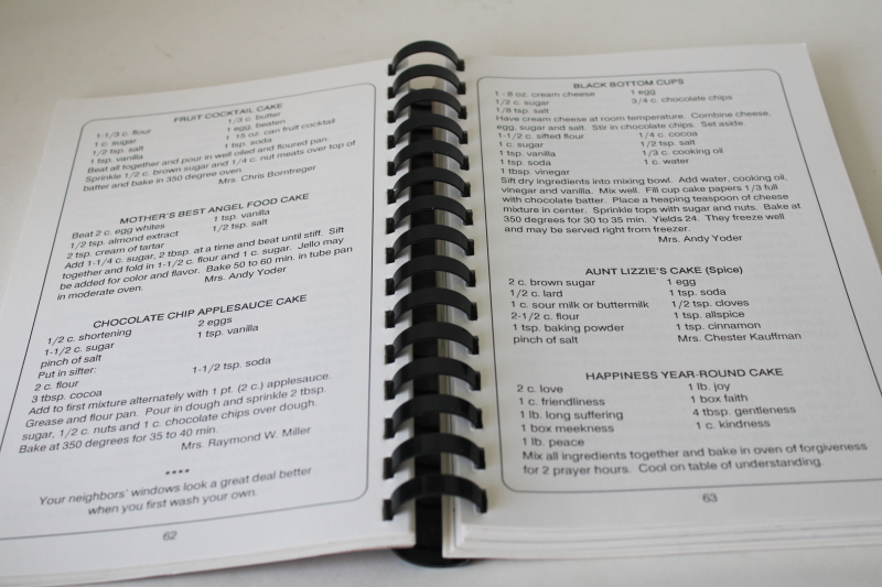 photo of Favorite Recipes Wisconsin Amish cookbook, baking pies cake doughnuts bread, hearty everyday food  #4