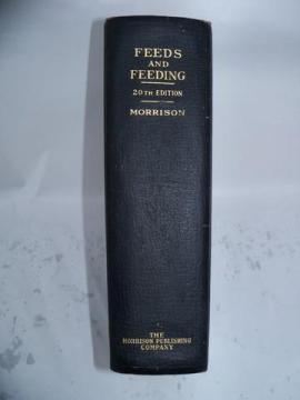 catalog photo of Feeds and Feeding, illustrated livestock nutrition/animal husbandry handbook for the farm library,1936