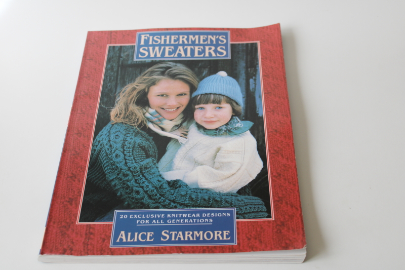 photo of Fishermans Sweaters cabled knitting designs Alice Starmore patterns jerseys & guernseys #1