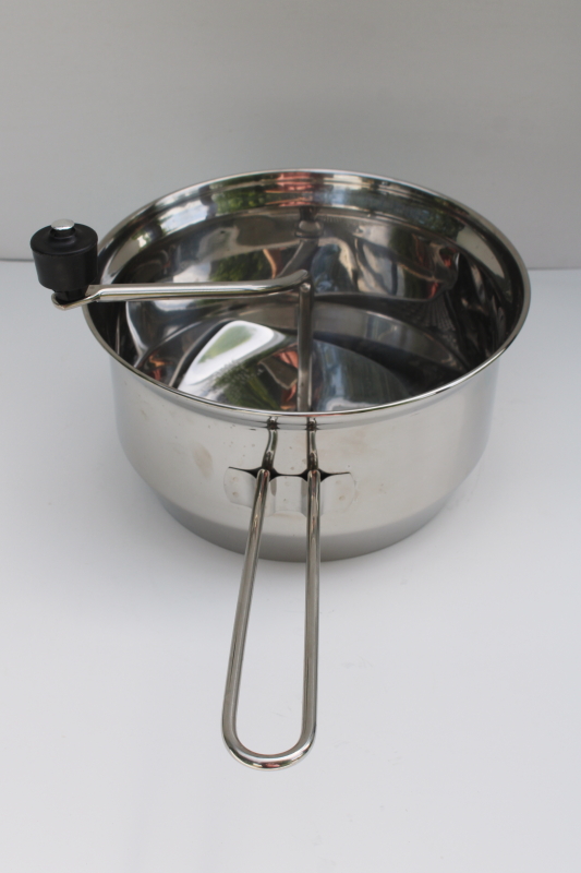 photo of Foley food mill, rust proof stainless steel strainer sieve w/ hand crank  #4