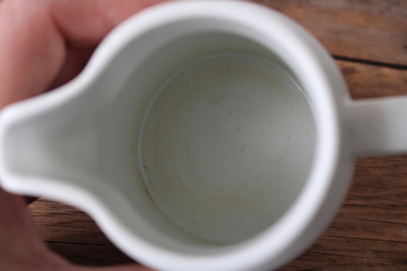 photo of Forest Glen 70s vintage brown & yellow flowers creamer or milk pitcher, Lambeth Stoneware Royal Doulton #3