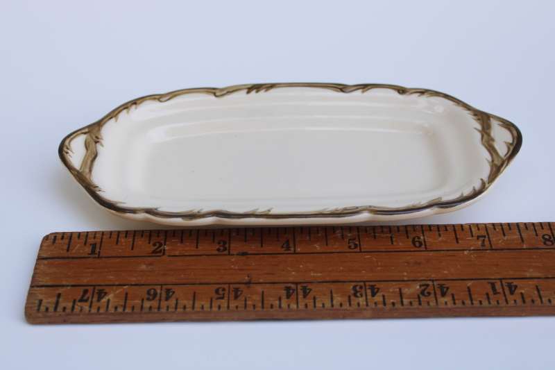 photo of Franciscan Desert Rose vintage USA butter tray, plate only for the covered butter dish #3