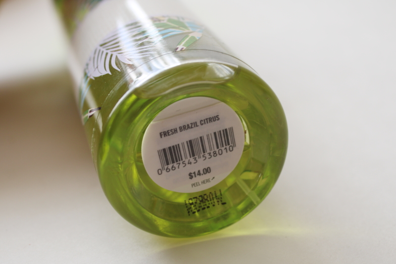 photo of Fresh Brazil Citrus discontinued Bath & Body Works fine fragrance spray full bottle #3