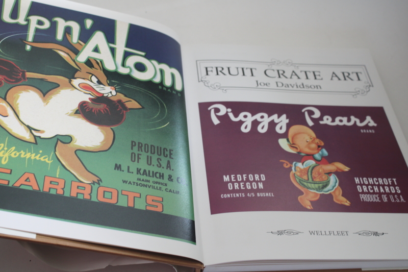 photo of Fruit Crate Art Jo Davidson, history & photos of antique vintage advertising labels, collector's book  #2