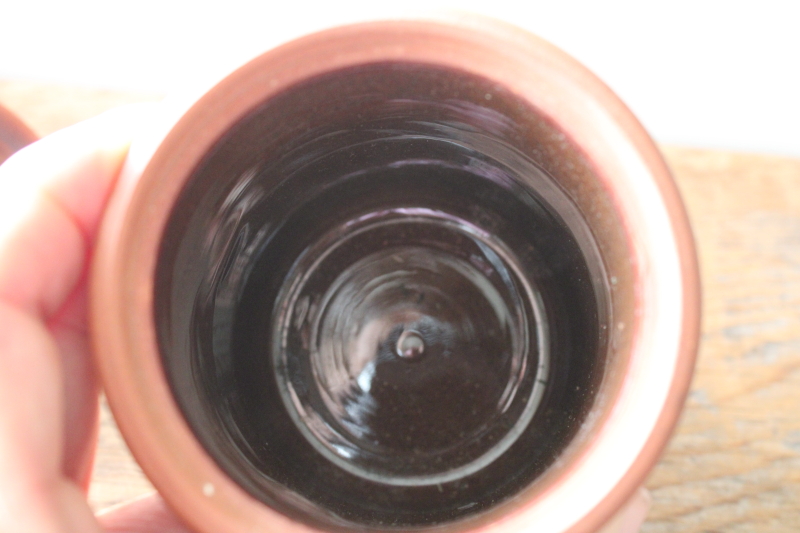 photo of Fulham pottery English redware St James's Marmalade pot, vintage jam jar #3