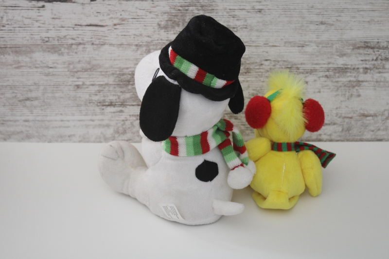 photo of Gemmy Christmas Snoopy animated dancing plush plays Linus & Lucy, toy Woodstock #3