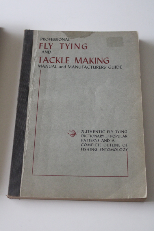 photo of George Herter Professional Fly Tying and Tackle Making illustrated manuals 1941, 1950 editions  #2