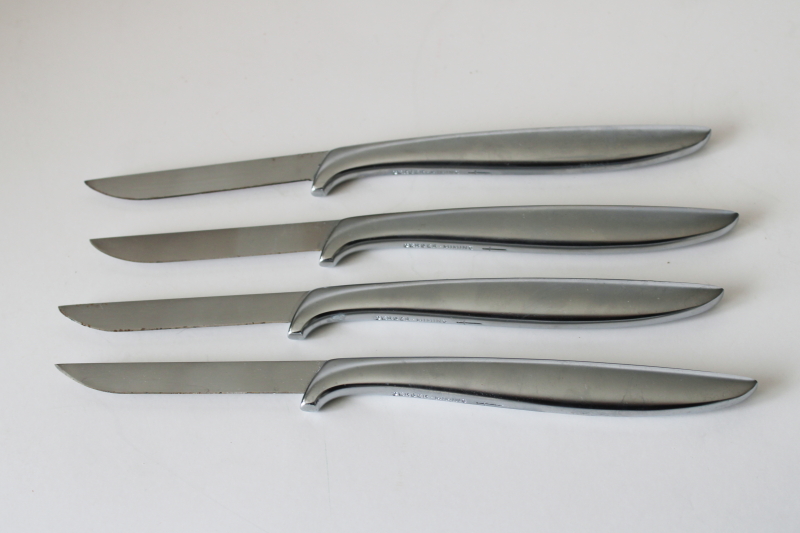 photo of Gerber Miming steak knives vintage table knife set MCM minimalist design  #1