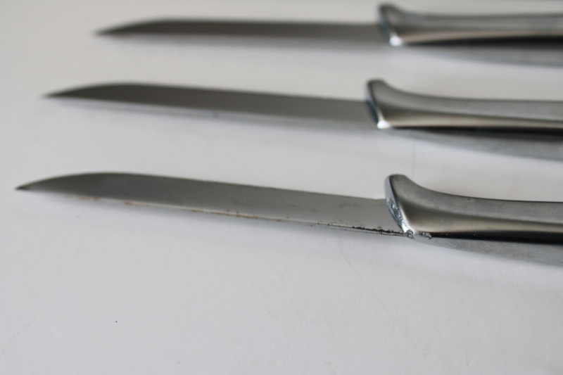 photo of Gerber Miming steak knives vintage table knife set MCM minimalist design #4