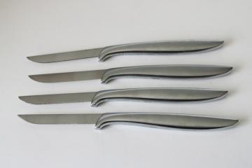 catalog photo of Gerber Miming steak knives vintage table knife set MCM minimalist design 