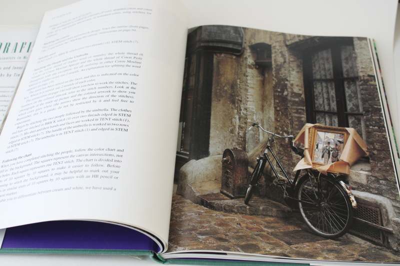 photo of Glorafilia Impressionist art in needlepoint, book of charted patterns designs  #3