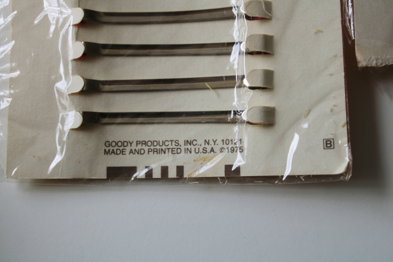 photo of Goody Stay Tight barrettes in packages vintage 1975, long & short sizes  #4