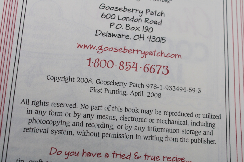 photo of Gooseberry Patch holiday books recipes, decor, crafts, Christmas Cookie Jar spiral bound cookbook  #3