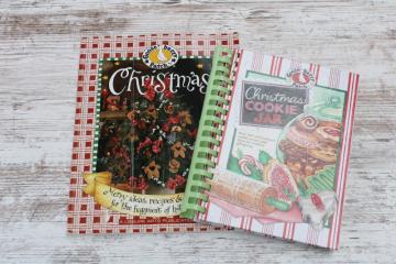 Gooseberry Patch holiday books recipes, decor, crafts, Christmas Cookie Jar spiral bound cookbook 