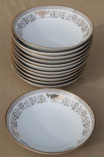photo of Gracelyn Noritake china dessert bowls set of 12, vintage Noritake dinnerware #1