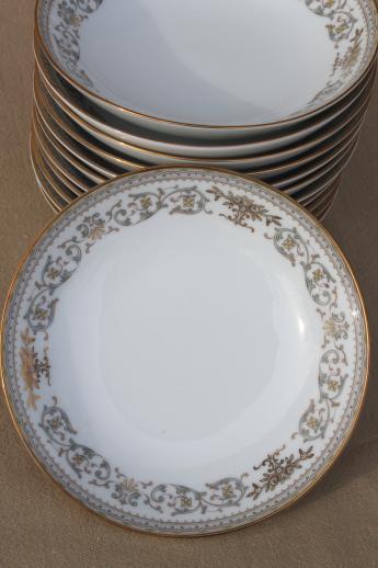 photo of Gracelyn Noritake china dessert bowls set of 12, vintage Noritake dinnerware #4