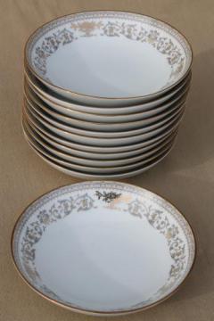 catalog photo of Gracelyn Noritake china dessert bowls set of 12, vintage Noritake dinnerware