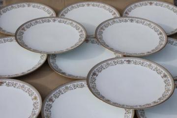 catalog photo of Gracelyn Noritake china dinner plates set of 12, vintage Noritake dinnerware