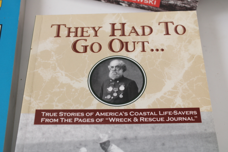 photo of Great Lakes stories of lighthouses, ships and shipwrecks, sailing true adventure, small press books lot  #8