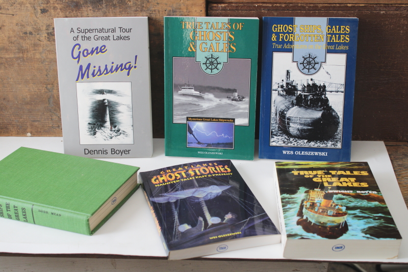 photo of Great Lakes stories of the haunted & supernatural, small press books lot  #1