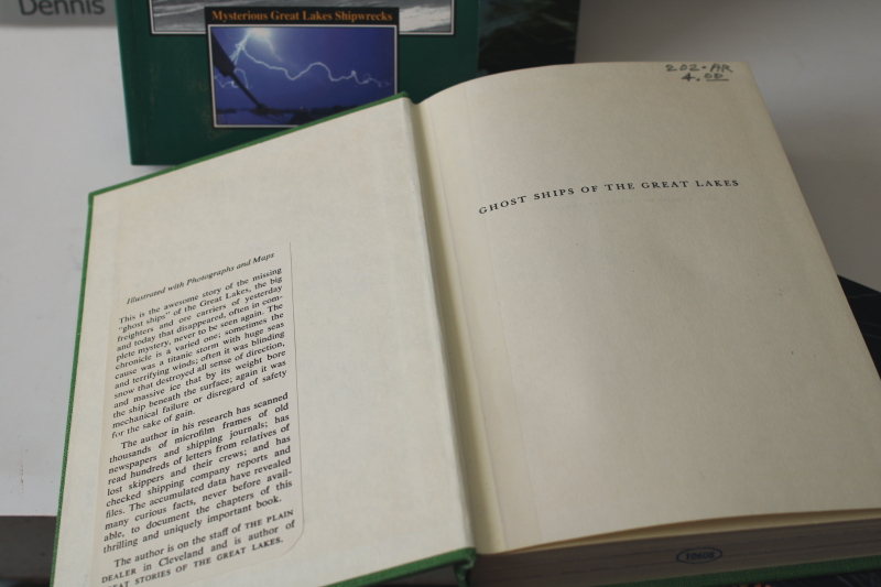 photo of Great Lakes stories of the haunted & supernatural, small press books lot  #4