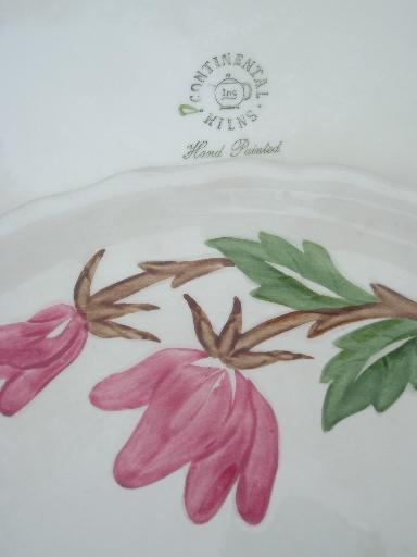 photo of Green Arbor Continental Kilns vintage pottery, plates set & serving pieces #2